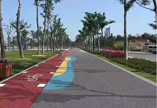 多彩透水地坪樣例