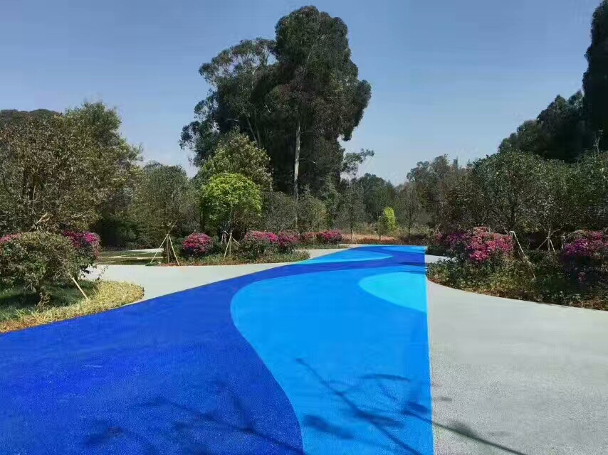 多彩透水地坪樣例