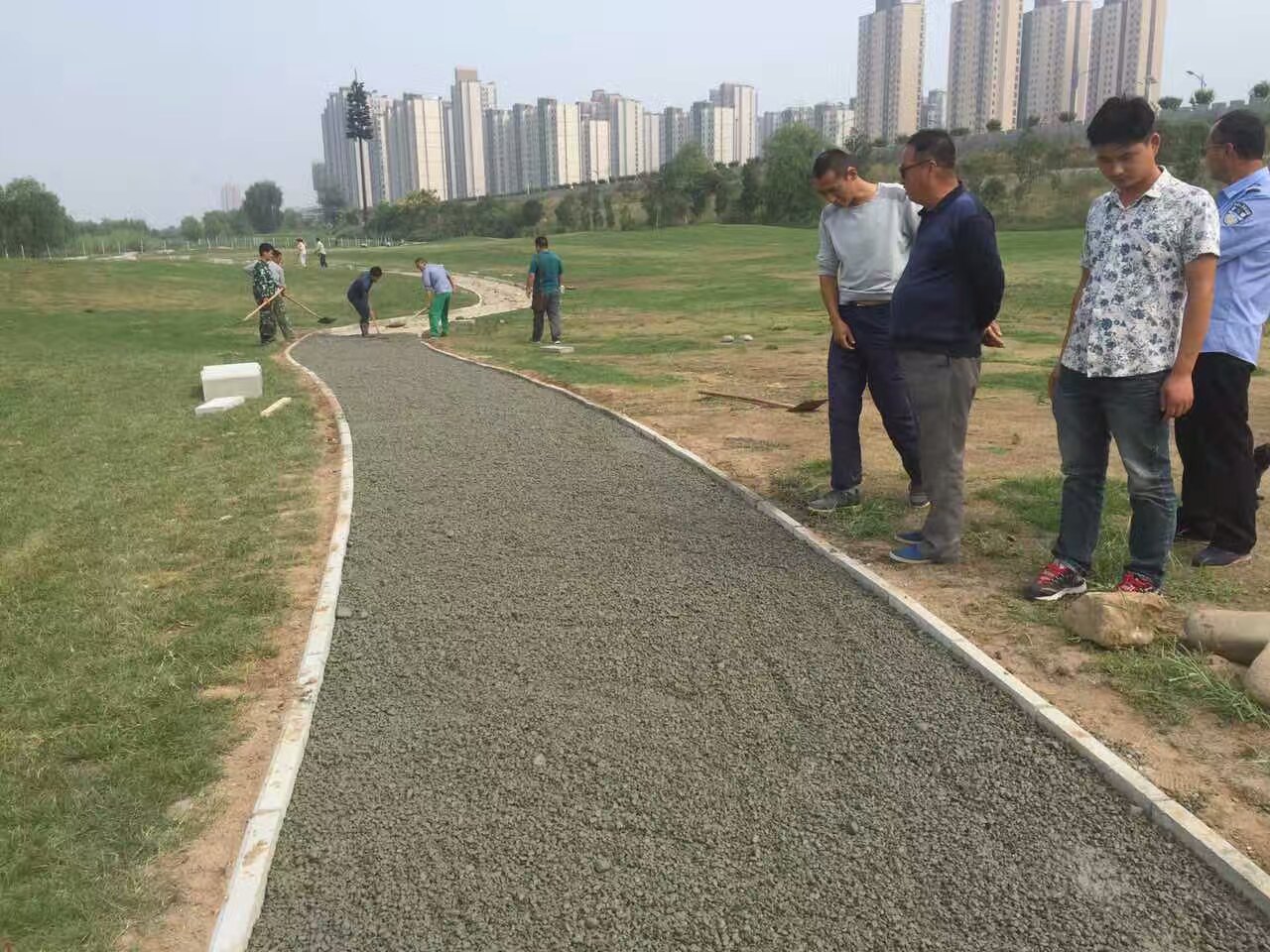 高爾夫球場(chǎng)透水地坪