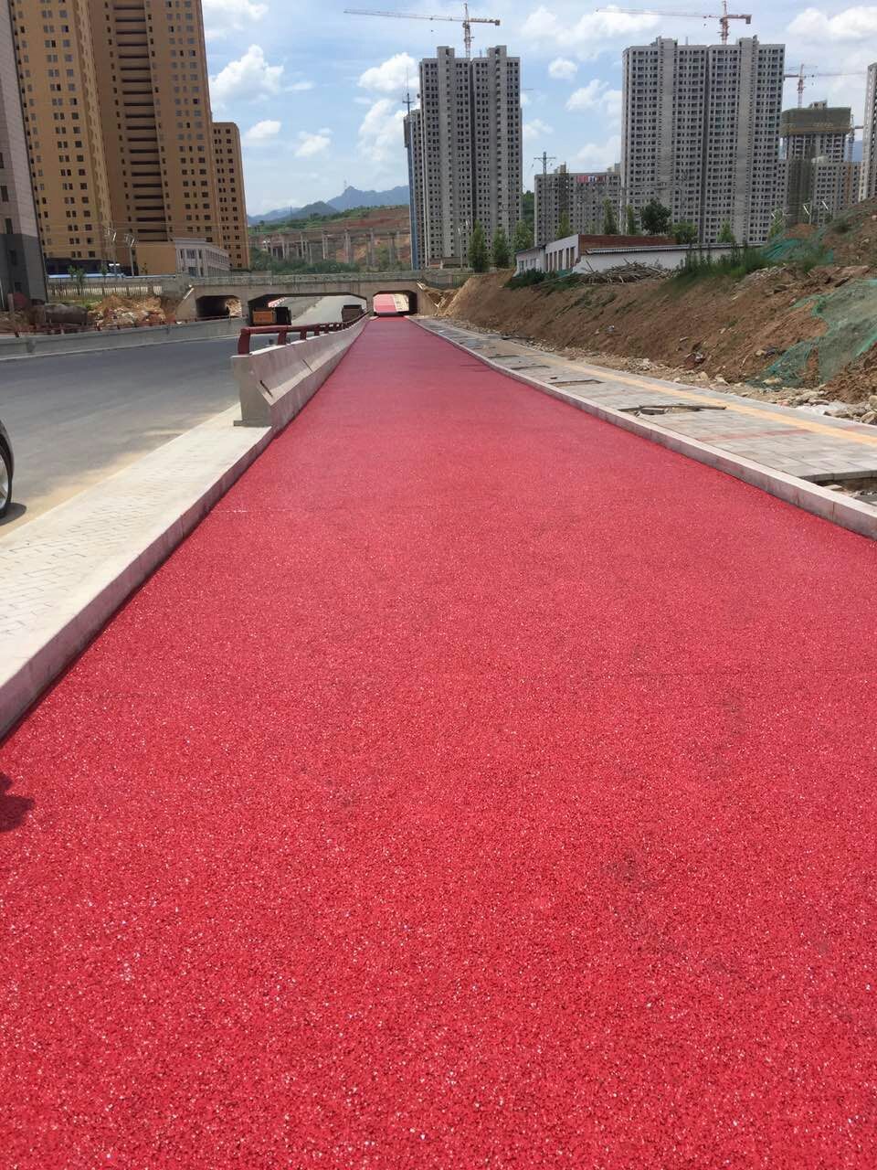高新一路至三路透水健康步道
