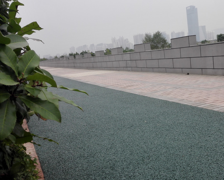 高新一路至三路透水健康步道