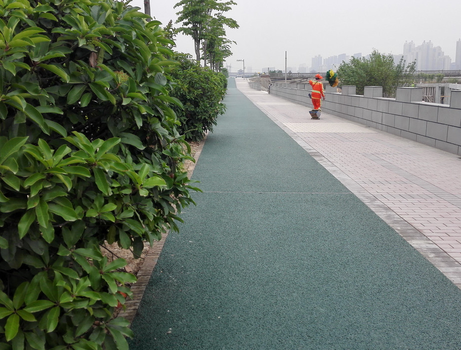高新一路至三路透水健康步道