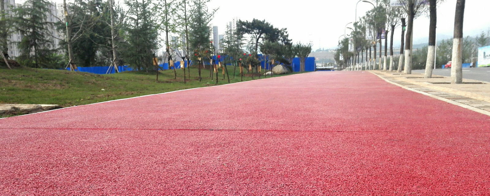 高新一路至三路透水健康步道
