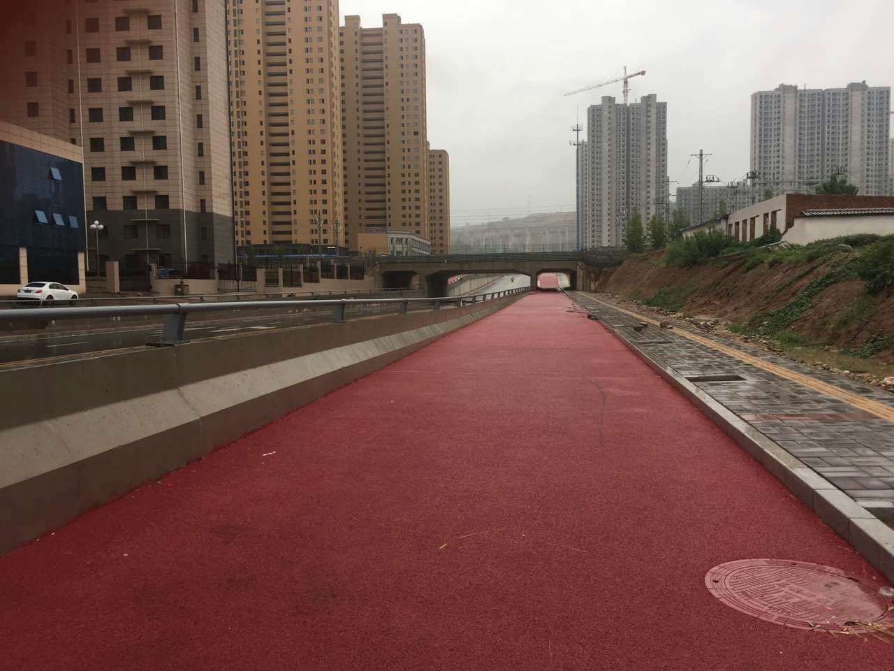 高新一路至三路透水健康步道