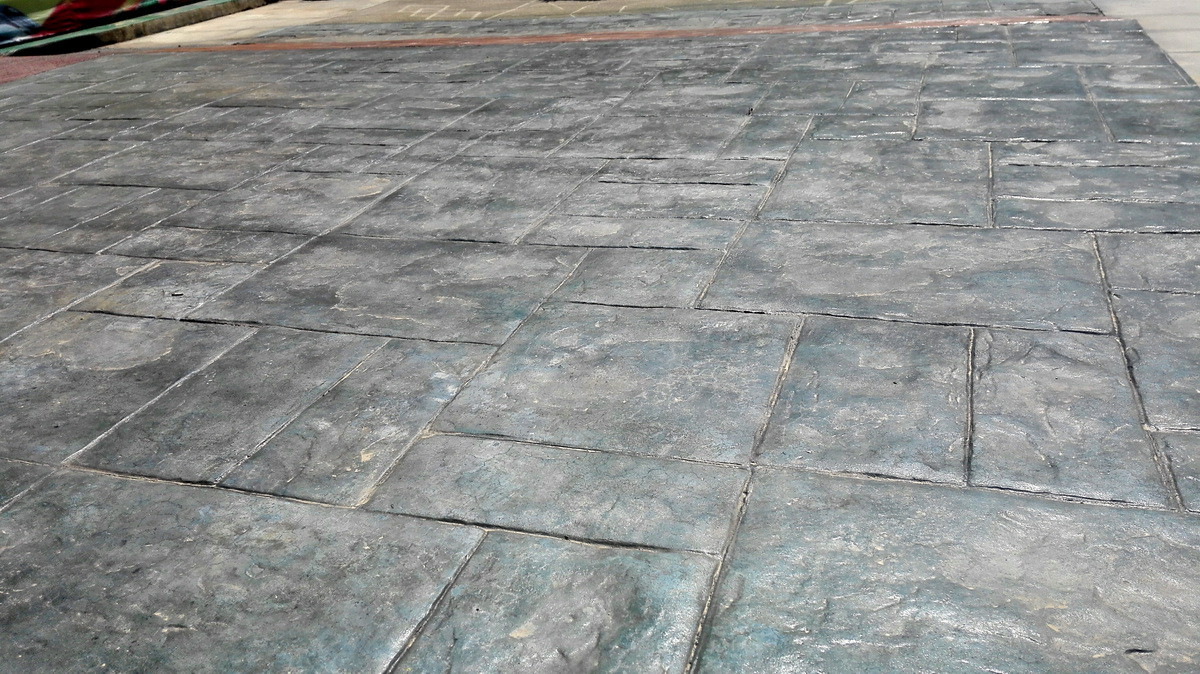 水城三國小鎮(zhèn)藝術(shù)壓印地坪