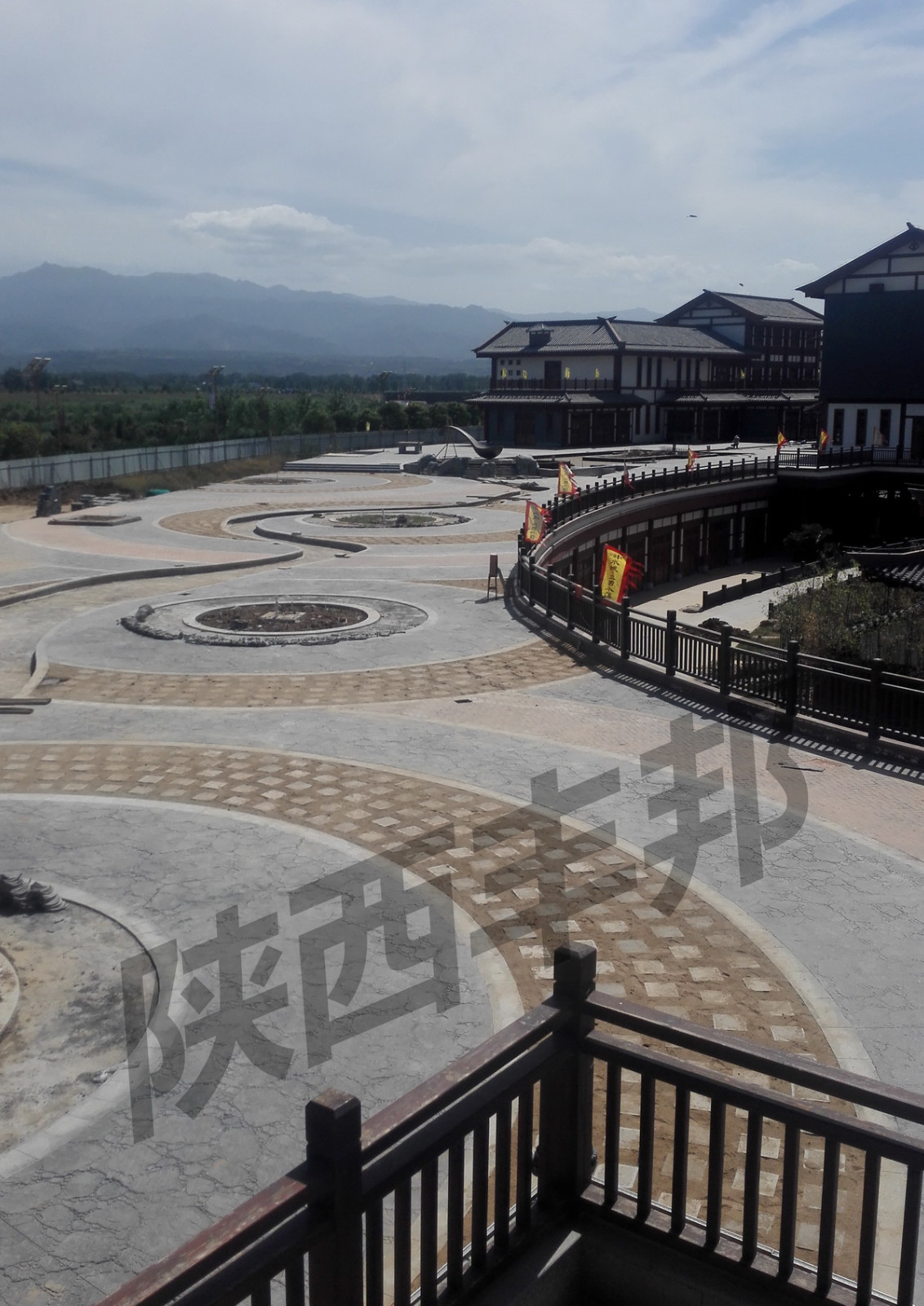 水城三國小鎮(zhèn)藝術(shù)壓印地坪
