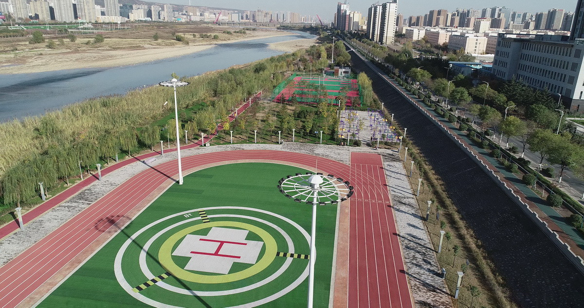 寶雞高新區(qū)濱河生態(tài)園停機(jī)坪、運(yùn)動(dòng)場(chǎng)
