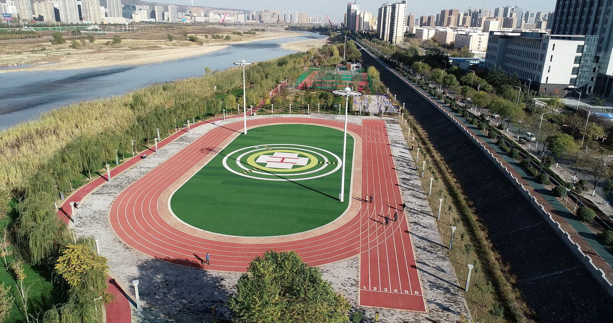 寶雞高新區(qū)濱河生態(tài)園停機(jī)坪、運(yùn)動(dòng)場(chǎng)