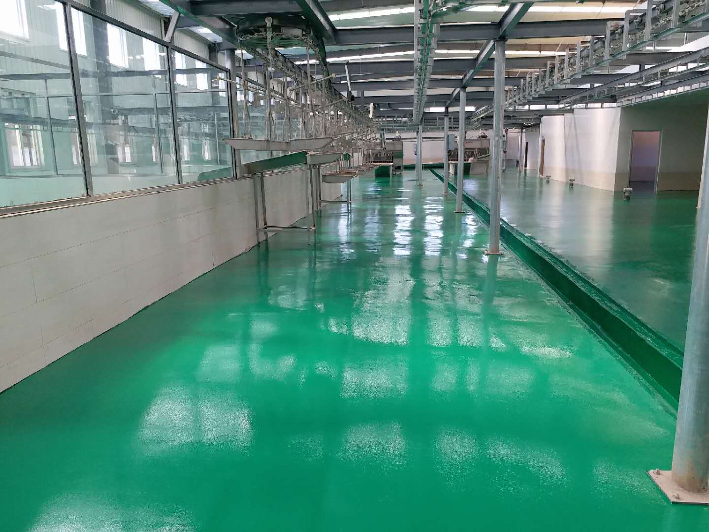 延安富縣某車間環(huán)氧地坪