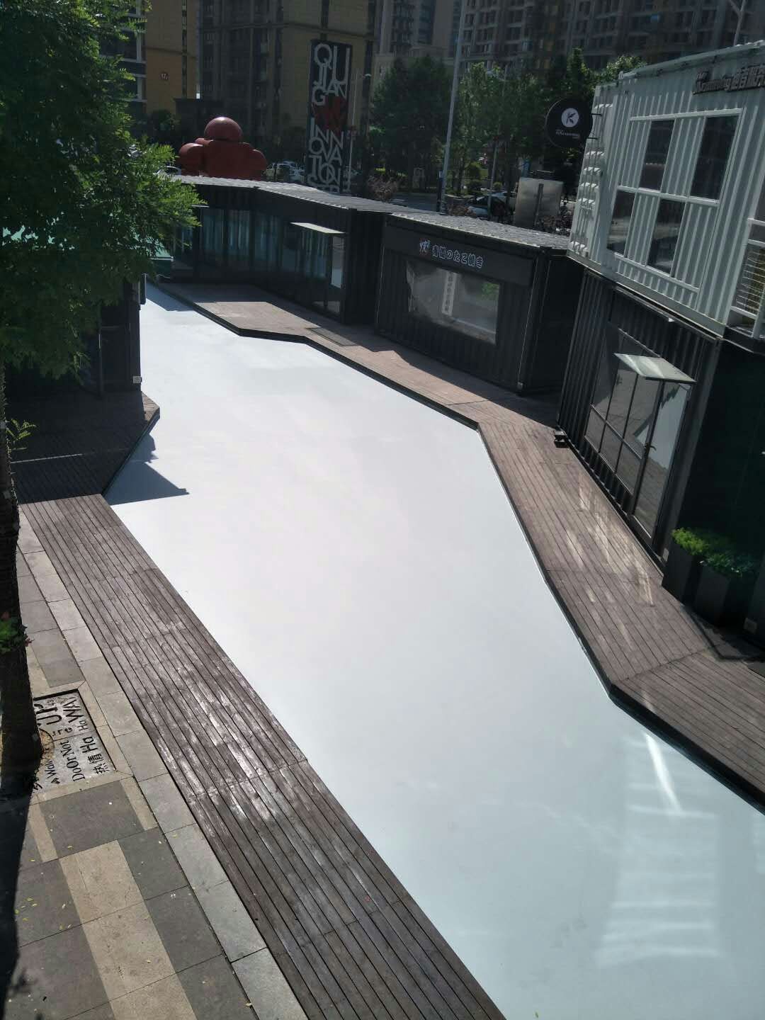 西安創(chuàng)客空間硅PU場坪